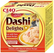 Ciao Dashi delights kip met tonijn en zalm 70 gram kattenvoer