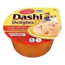 Ciao Dashi delights kip met tonijn en zalm 70 gram kattenvoer - afbeelding 2