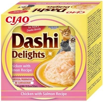 Ciao Dashi delights kip met zalm 70 gram kattenvoer - afbeelding 1